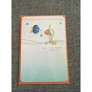 Hallmark Disney Friendship Greeting Card Finding Nemo Trust It’s What Friends Do